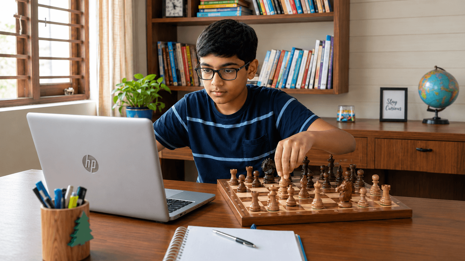 Project64 students celebrating a chess tournament win